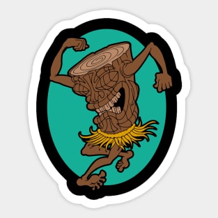 Skankin Tiki Sticker